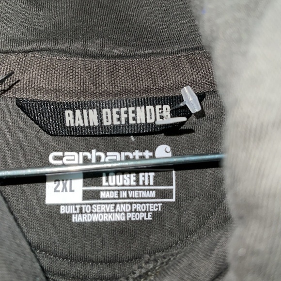 Carhartt Men’s Heavyweight Loose Fit Rain Defender Hoodie 2XL - Picture 5 of 6